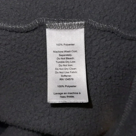 Vineyard Vines Gray Half-Zip Fleece Jacket SMALL - Picture 5 of 5